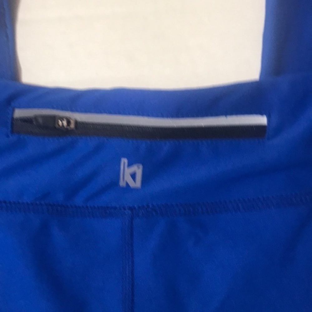KI Pro NYC Black/Blue Performance Leggings - Picture 6 of 8